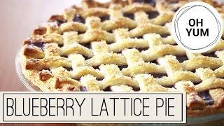 Professional Baker Teaches You How To Make BLUEBERRY PIE!