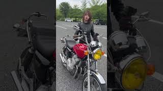 RIDER×BOWLER＝AIKAHONDA CB400FOUR ️バイク女子ボウラーあいか️#bike #shorts #shortvideo