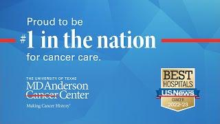 What makes MD Anderson #1?