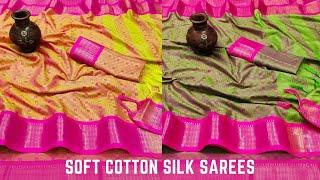 Soft Cotton Silk Sarees | Saree Tour