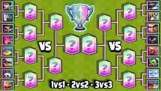 TORNEO de CARTAS LEGENDARIAS | 1vs1 - 2vs2 - 3vs3 | Clash Royale