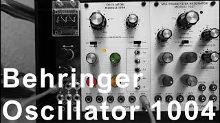 Behringer Oscillator Module 1004 ~ features & sounds