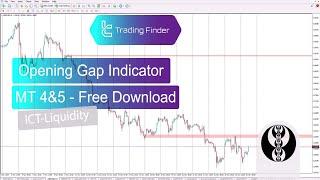  Opening Gap (ICT) Indicator for MetaTrader 4/5 Download - Free - [TradingFinder]