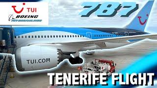 (4K HDR) TUI Boeing 787-8 Dreamliner Flight Manchester Airport - Tenerife South