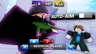 The BEST Mobile Players Vs NO AUTO SHOOT in Roblox Rivals..