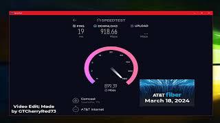 How well is AT&T Fiber Speed Test Holding up in 2024??... Since my last recent video went viral.
