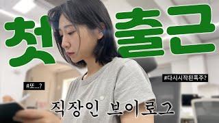 직장인 브이로그 | 이직 전 -8kg 다이어트 성공했지만... | 다시 시작된 폭주로 먹방이 돼버린 직장인 출근 일상 vlog