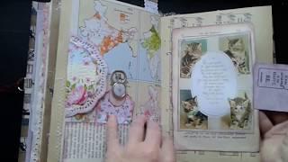 Vintage Junk Journal "Cat Lover" #1