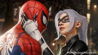 Spider-Man PS4 Pro - All Black Cat Scenes + Love Story (The Heist DLC) [4K]