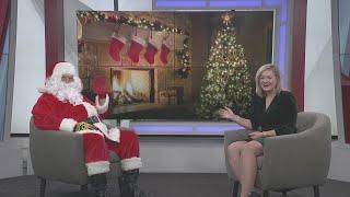 Santa Claus visits Today in Iowa