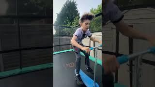 New learn!! @ApexProScootersTV #explore #explorepage #scootering #trampoline