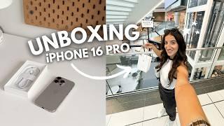 UNBOXING iPHONE 16 PRO (is this *really* worth the upgrade?)