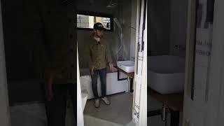 Подготовка санузла перед отправкой #модульныйдом #кантрихаус #стройка