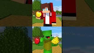 JJ vs Mikey / Good deeds vs Bad deeds 2 - MAIZEN Minecraft Animation #shorts