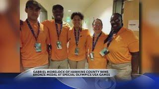 Special Olympics athlete from Hawkins County wins bronze medal in 100-meter run