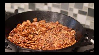 Quick and Easy Candied Pecan Recipe | Southern Holiday Treat | Jessica Nichole