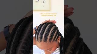 Can cornrows grow my natural hair.Hair growth & Length retention #naturalhair  #protectivehairstyles