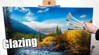 How Glazing Can Improve Your Oil Painting #Shorts