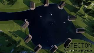Casa de Vacanță de Vis: Complex de Case A-frame pe Lac