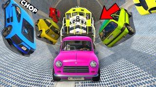 GTA 5 CHOP AND FROSTY COMPLETE TUNNEL PARKOUR TO THE END