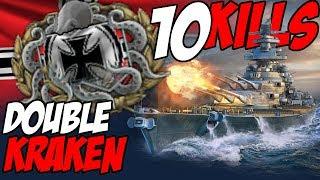 10 kills  314k dmg  full secondary build Grosser Kurfurst - WOWS