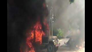 Siwan(Bihar): Violent protest after businessman shot dead inside home