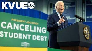 President Biden's student loan cancellation put on hold again after day of legal whiplash