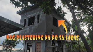 Nag Plastering Na po sa Labas