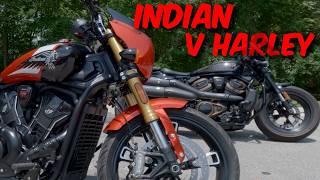 2025 Indian Scout 101 Vs Harley Davidson Sportster S