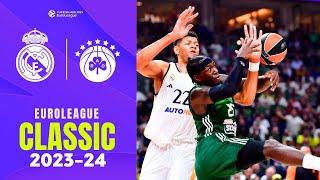 Real Madrid and Panathinaikos LEAVE IT ALL on the COURT | EUROLEAGUE CLASSIC GAMES 2023/24