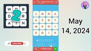 WordBrain 2 Middle Ages Event Day 2 May 14, 2024 Solution
