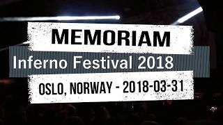 Memoriam @ Inferno Festival 2018, Oslo, Norway - 2018-03-31