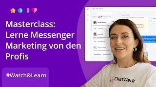 Lerne Messenger Marketing von den Profis [Masterclass]