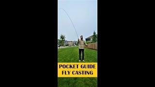 How to Cast a Fly Rod in 60 Seconds - Your Quick Tutorial Pocket Guide  #shorts