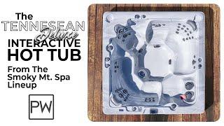 Introducing The Tennessean Deluxe, 7 Person Interactive HotTube | Pool Warehouse