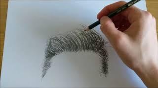 How To Draw Men's Hair By EdgarsArt