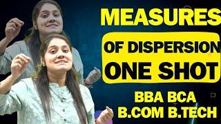 Measure of Dispersion one shot|Statistics|Business Statistics|BBA|BCA|B.COM|B.TECH|Dream Maths