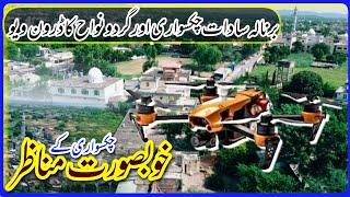 Drone view of Barnala Sadat Chakswari Azad Kashmir