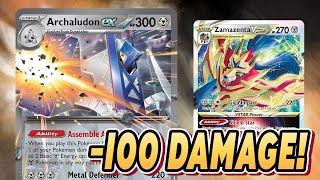 Tank HUGE hits and make opponents pay with Archaludon ex!