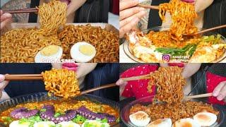 SAS asmr NOODLES compilation | spicy noodles eating Mukbang   *big bites*  best compilation