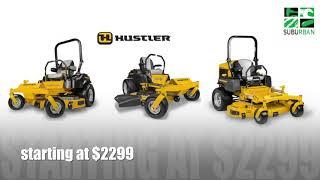 Hustler Zero-Turn Residential Mowers starting at $2199!