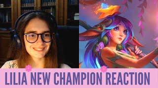 Lilia New Champion Reaction + Abilities | Melody Reacts [LoL] [S10] 