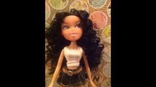 How to curl your dolls hair with straws