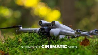 Best Cinematic Settings in 90 sec | DJI Mini 3 PRO