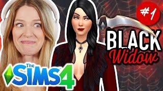 let's play the new sims expansion life & death as a black widow challenge