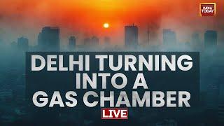 Delhi Pollution LIVE Updates | Delhi AQI Dips | Delhi Air Pollution News | Toxic Froth Covers Yamuna