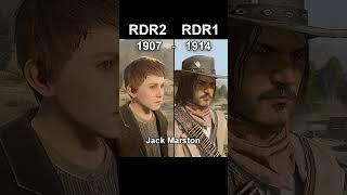 RDR2 VS RDR1 Character Comparison | Part 2 ( Outdated ) #rdr1 #gaming #rdr2 #reddeadredemption