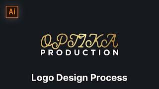 How to Design Creative Video Production Logo in Illustrator | #logodesignprocess | SoftAsia Tech