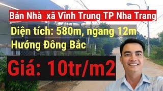 Bán nhà vườn tại xã Vĩnh Trung TP Nha Trang| cách biển 5km|0339091893