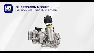 UFI OIL FILTRATION MODULE FOR DAIMLER TRUCK HDEP ENGINE